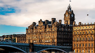 brown cathedral, city, cityscape, Edinburgh, Scotland HD wallpaper