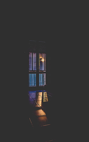 Window,  Night,  Light,  Shadow