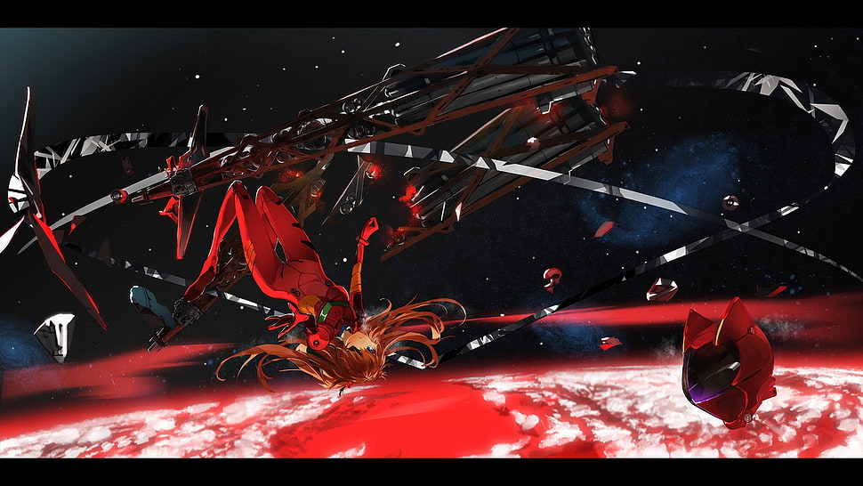 video game screenshot, Neon Genesis Evangelion, Asuka Langley Soryu HD wallpaper