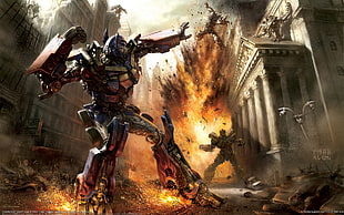 Optimus Prime illustration, science fiction, Transformers, Transformers: Death Blow