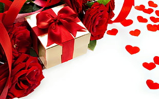 red and white gift box