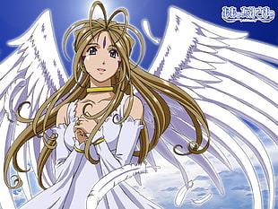 animated winged female character illustration HD wallpaper