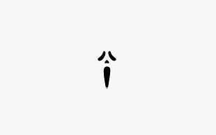 Scary Movie mask, minimalism, Scream