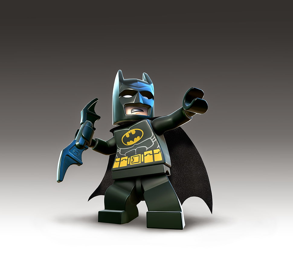 Lego Batman mini fig HD wallpaper
