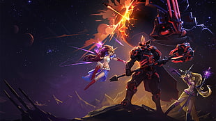 game digital wallpaper, Blizzard Entertainment, heroes of the storm, Li-Ming, King Leoric