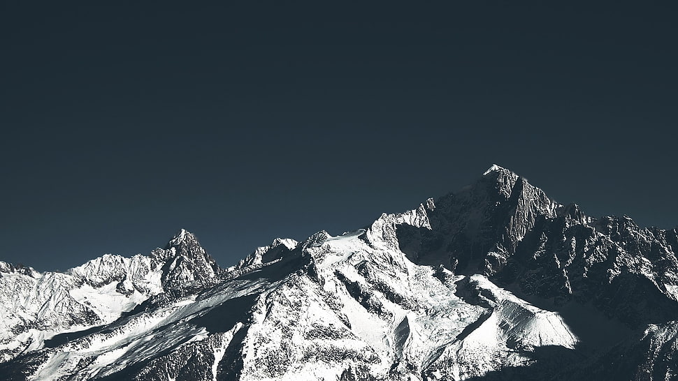 snow-capped mountains, mountains, snow HD wallpaper