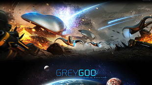 Grey Goo digital wallpaper