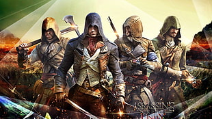 Assassin's Creed cover, video games, Assassin's Creed:  Unity, revolution , Assassin's Creed