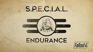 SPECIAL Endurance Fallout 4 wallpaper