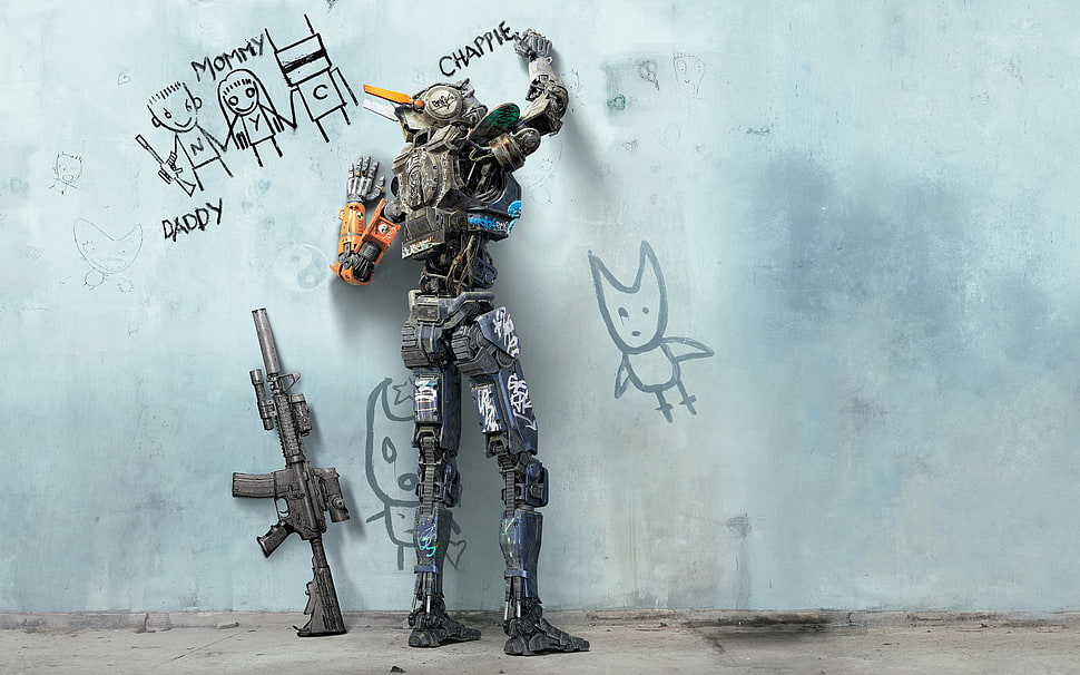 Chappie movie still HD wallpaper