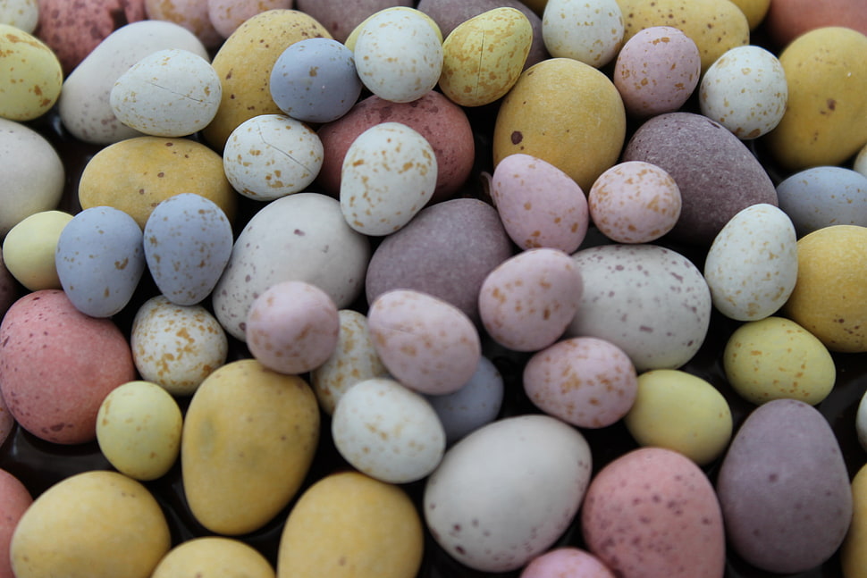 assorted pebles HD wallpaper