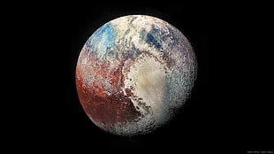 multicolored full moon artwork