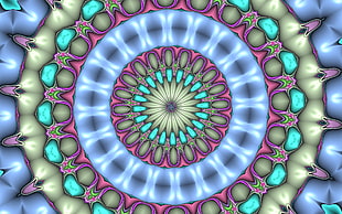 purple, blue and pink illustration