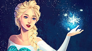 Elsa from Frozen, anime