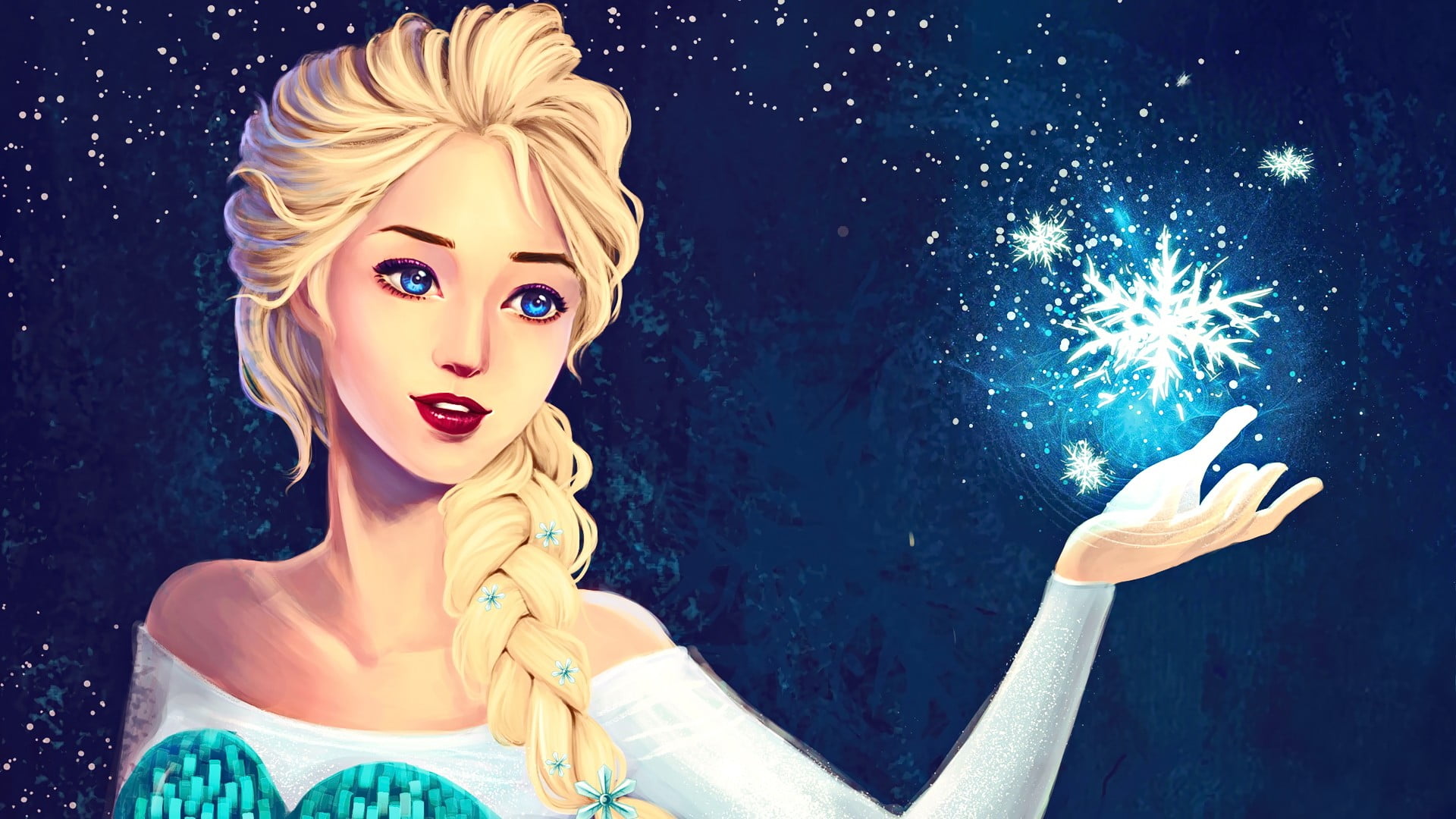 Elsa from Frozen, anime HD wallpaper | Wallpaper Flare