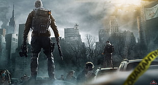 game characters illustration, Tom Clancy's The Division, apocalyptic, video games HD wallpaper