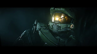 gray Halo game poster, Halo, Arbiter, Master Chief, Halo 5: Guardians