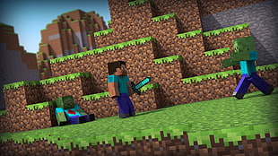 Minecraft screenshot HD wallpaper