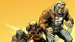 Wolverine illustration, Marvel Comics, Old Man Logan, Wolverine