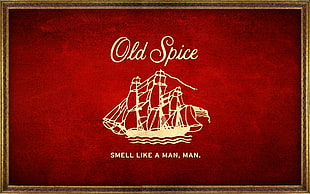 Old Spice ship painting