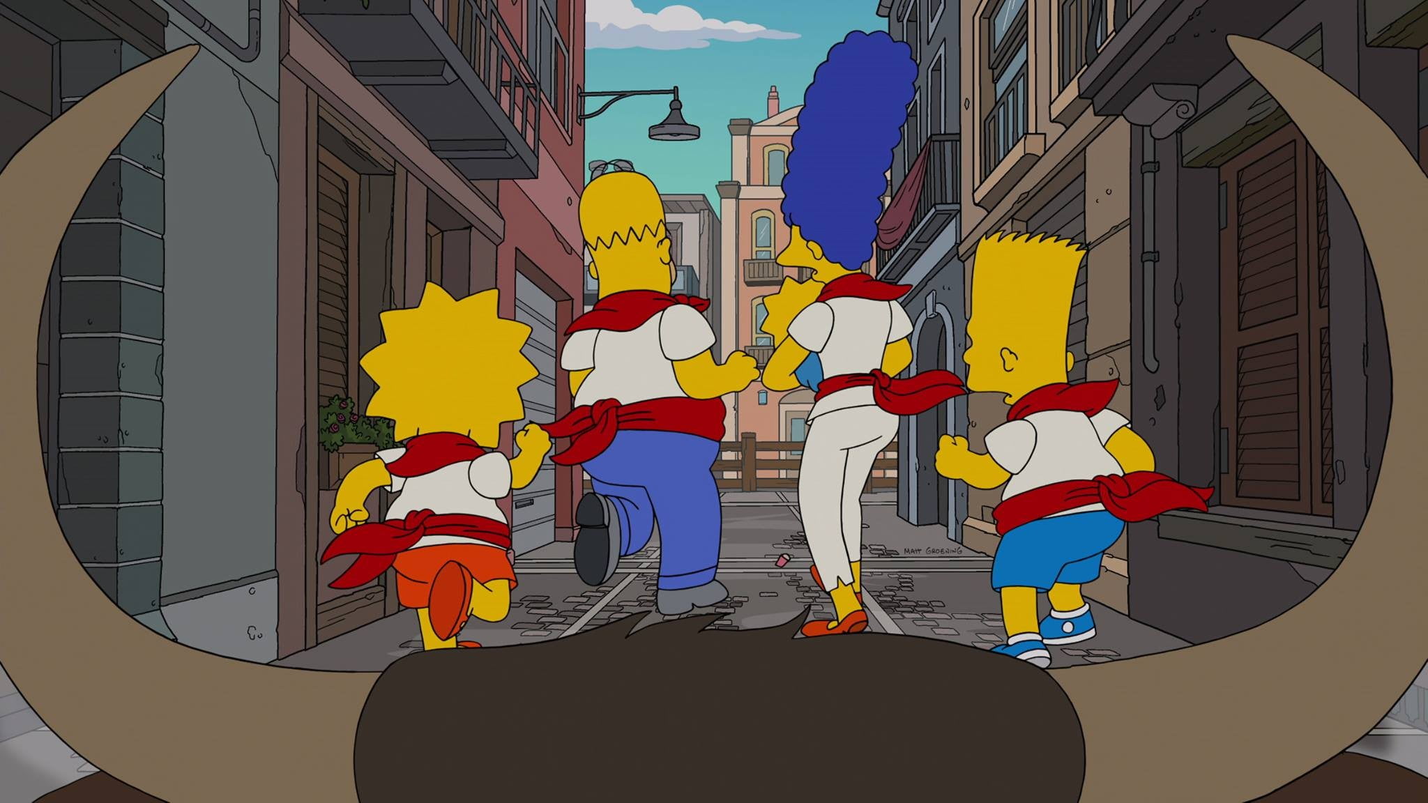The Simpsons illustration, The Simpsons, Lisa Simpson, Bart Simpson, Homer Simpson