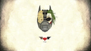 The Joker, Scarecrow, Bane and Batman wallpaper, Batman logo, Batman, Bane, mask HD wallpaper