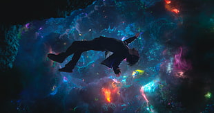 man falling from cliff wallpaper, Doctor Strange, space, Marvel Cinematic Universe