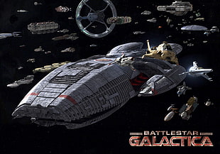 Battlestar Galactica wallpaper, Battlestar Galactica, spaceship