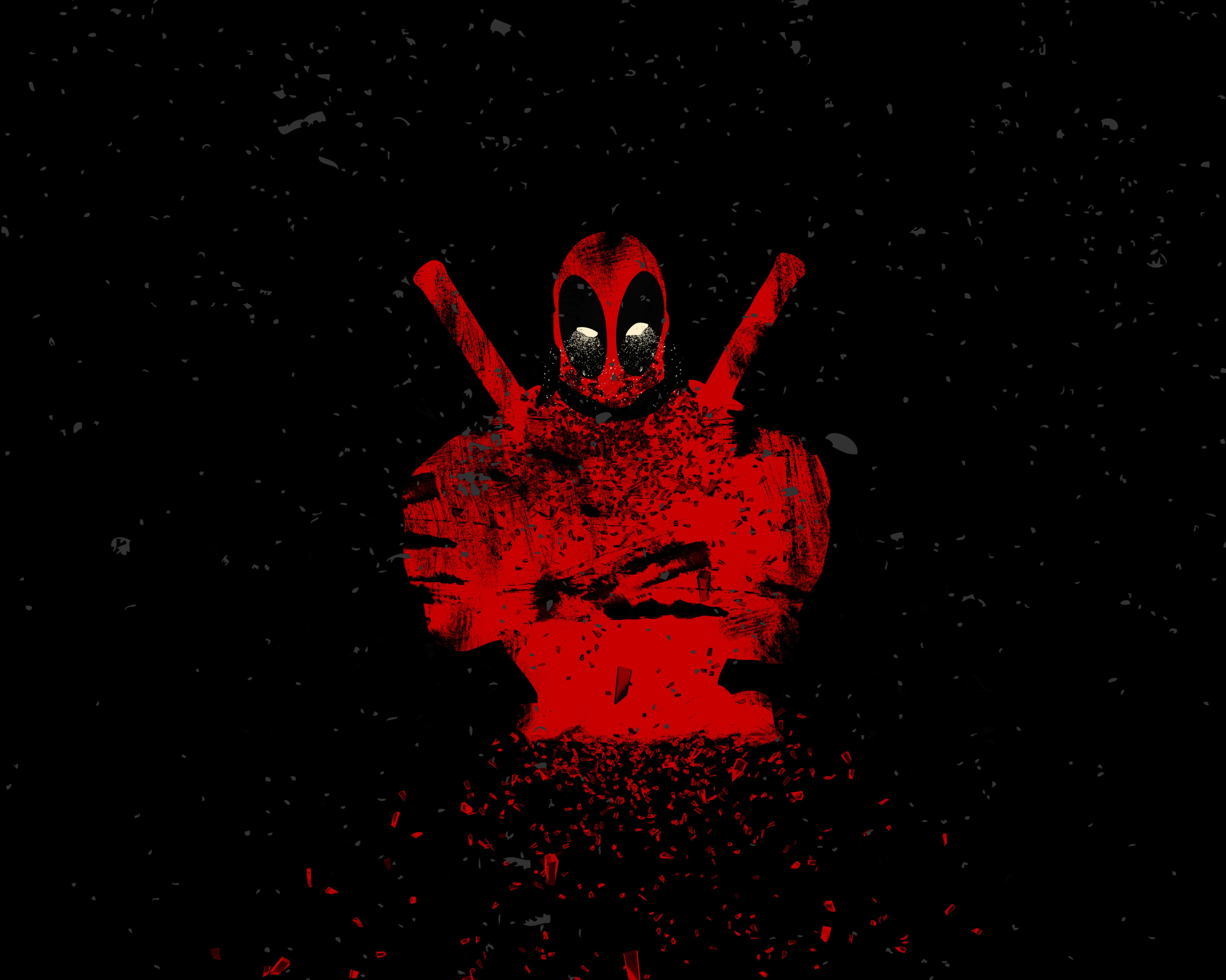 Marvel Deadpool Poster Deadpool Abstract Hd Hd Wallpaper