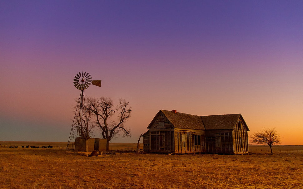 brown windmill, house, world, camp, scouts HD wallpaper