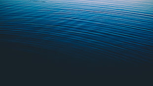 calm blue water, Sea, Water, Surface HD wallpaper