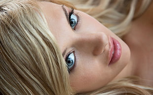 blonde hair woman HD wallpaper