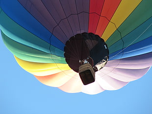 multicolored hot air balloon o