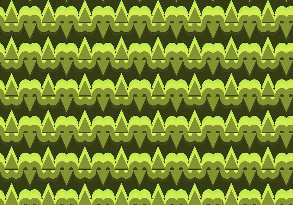 green digital wallpaper HD wallpaper