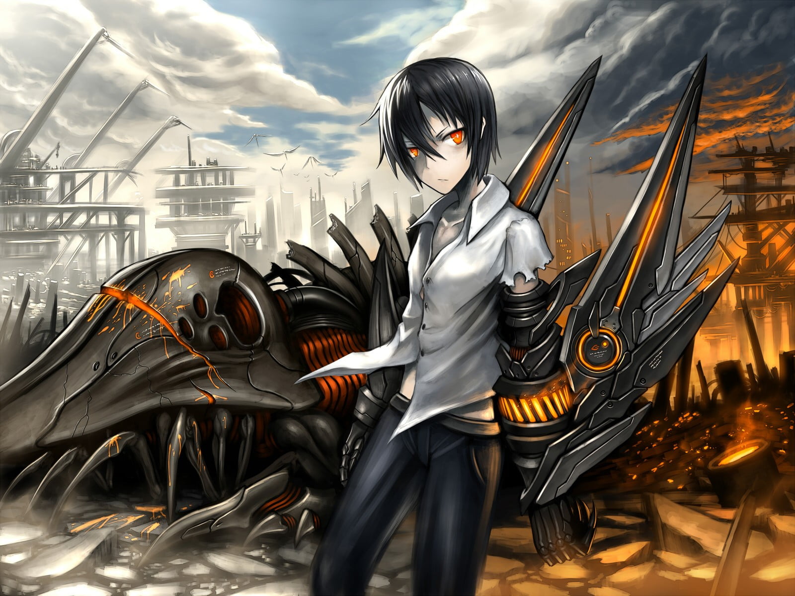 Download Blackhaired Anime Boy  Wallpaperscom