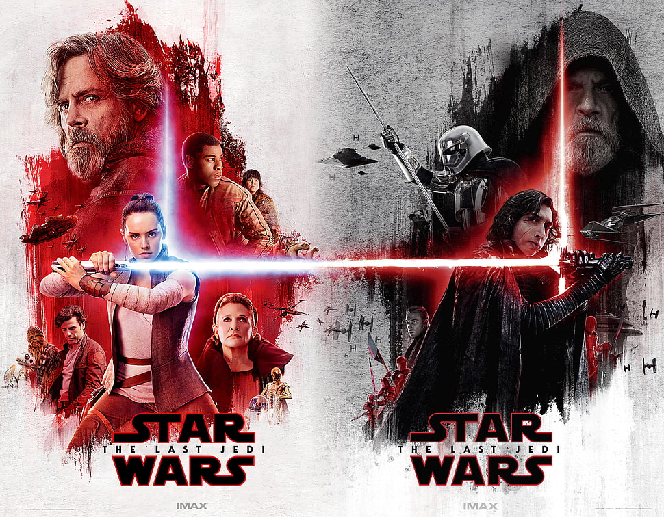 Star Wars graphic cover, Star Wars: The Last Jedi, Luke Skywalker, lightsaber HD wallpaper