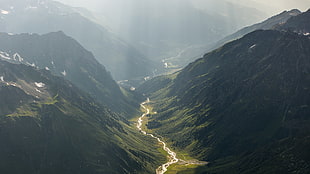 green mountain, landscape, mountains, Switzerland, nature HD wallpaper
