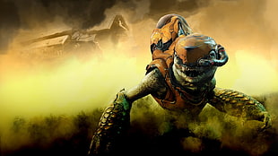 movie character graphic, Halo, Grunt (Halo), aliens HD wallpaper