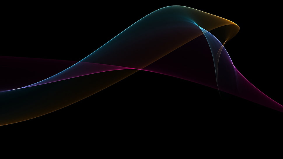 blue and purple abstract painting HD wallpaper