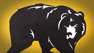 black Grizzle bear logo
