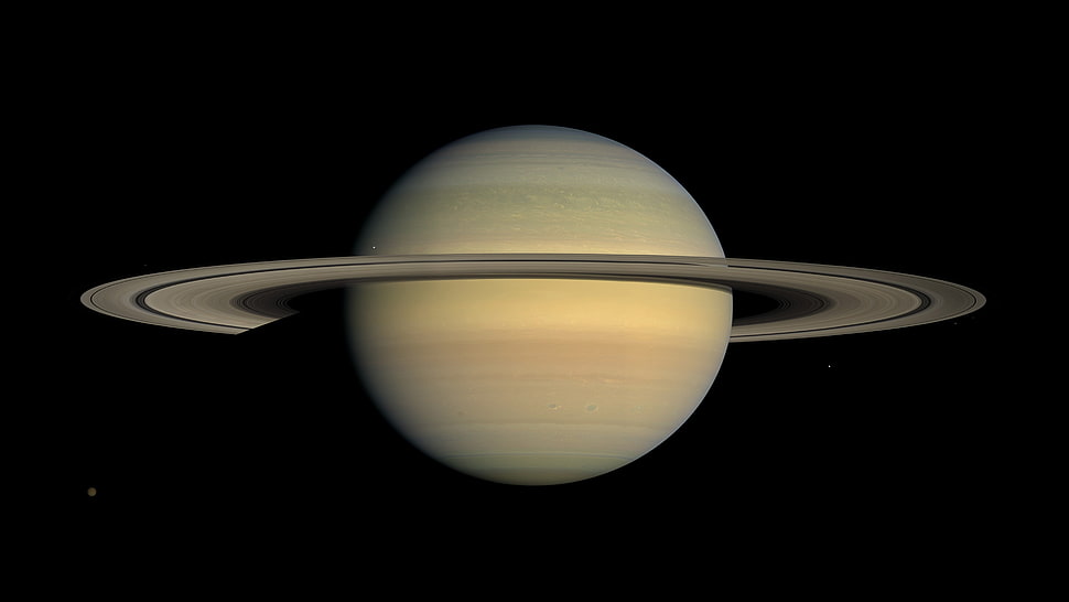 Saturn orbit wallpaper, Saturn, space, minimalism HD wallpaper