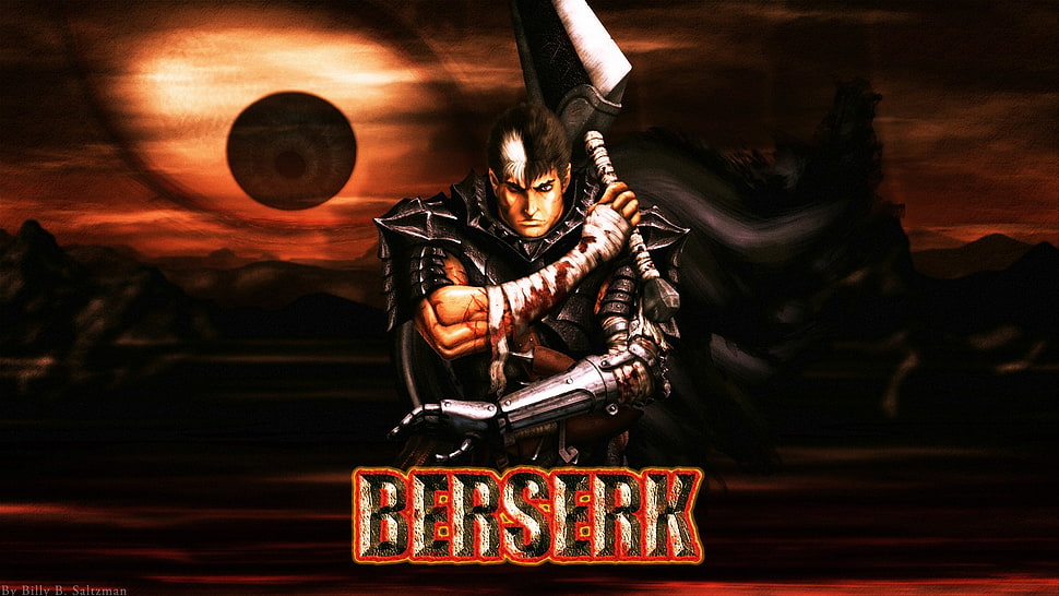Berserk digital wallpaper, Berserk, Guts HD wallpaper