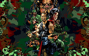 Predator Movie illustration, Predator (movie) HD wallpaper