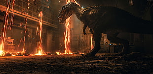 dinosaur movie clip, Jurassic World: Fallen Kingdom, dinosaur, 5k HD wallpaper