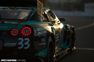 green and black Nissan GT-R coupe, Nissan GT-R, Nissan GT-R NISMO, Nissan, GT-R HD wallpaper