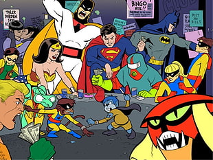 Justice League heroes HD wallpaper