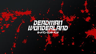 Deadman Wonderland poster, Deadman Wonderland, anime, blood, blood spatter HD wallpaper