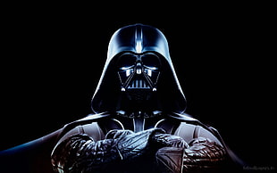 Darth Vader digital artwork wallpaper, Star Wars, Darth Vader, black background HD wallpaper