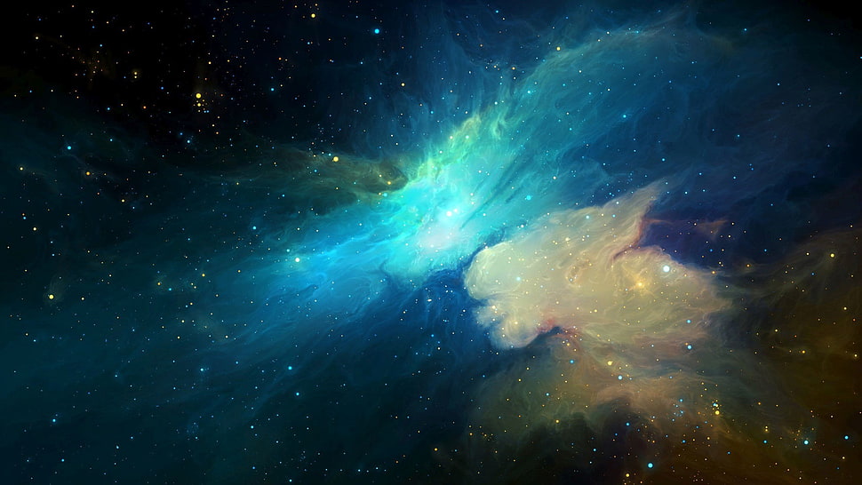 dust cloud and nebula HD wallpaper
