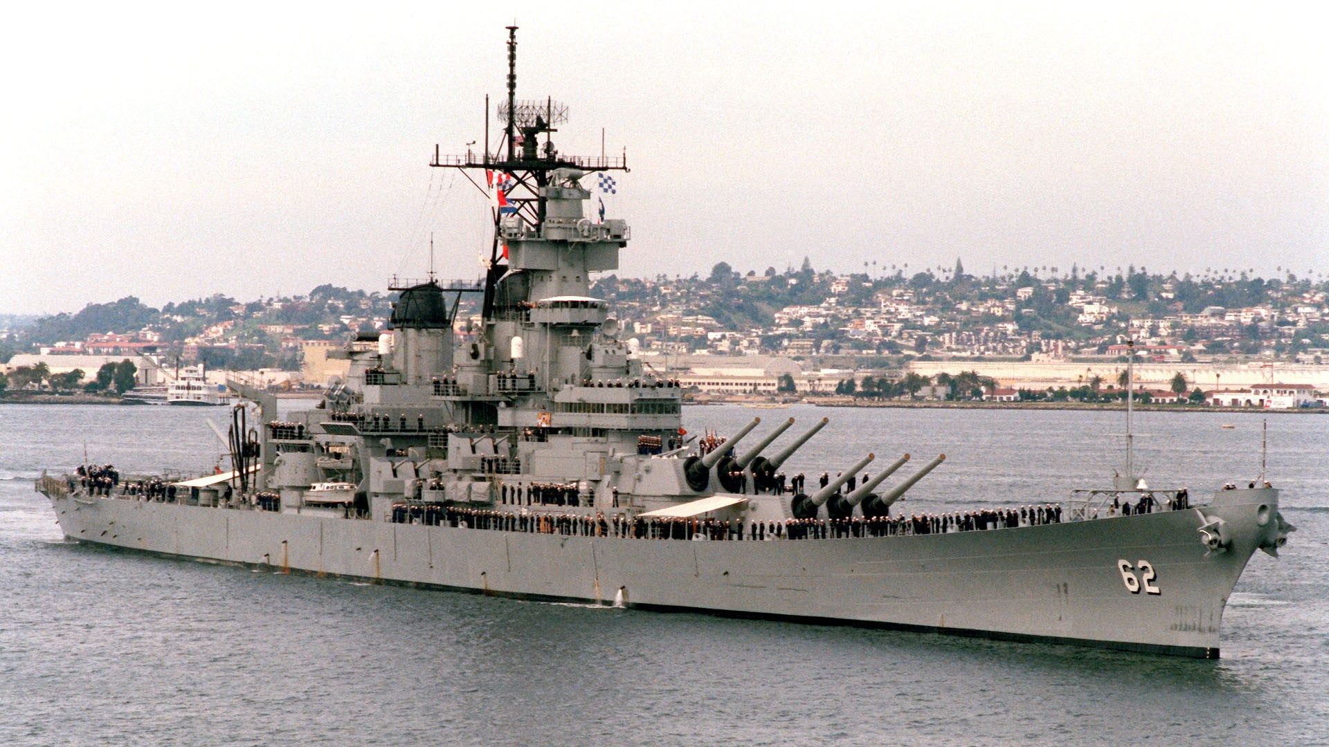 gray battleship, warship, military, vehicle, ship